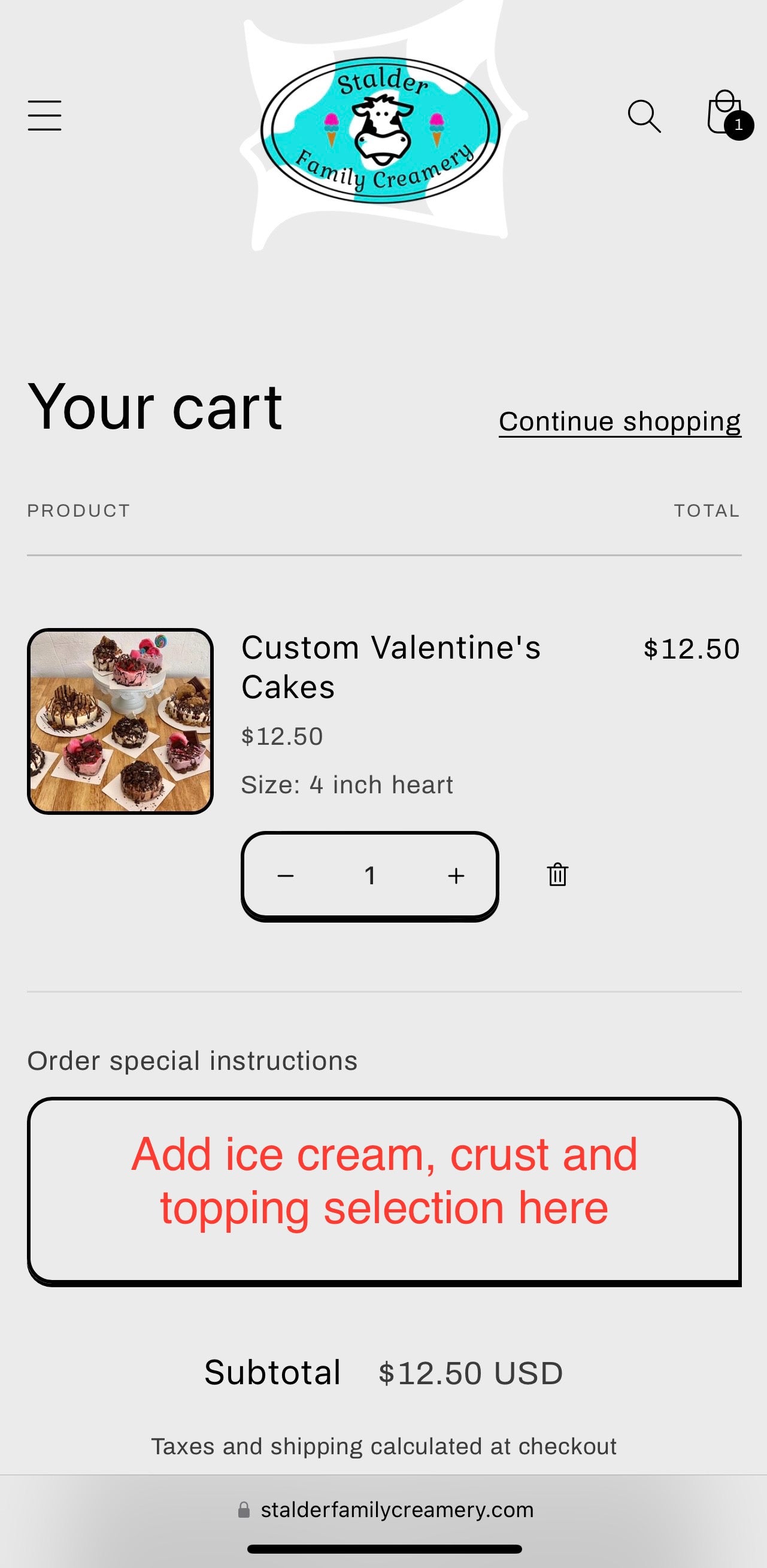 Custom Valentine's Cakes